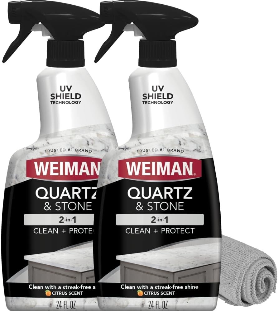Quartz Countertop Cleaner and Polish – Clean and Shine Your Countertops Islan…