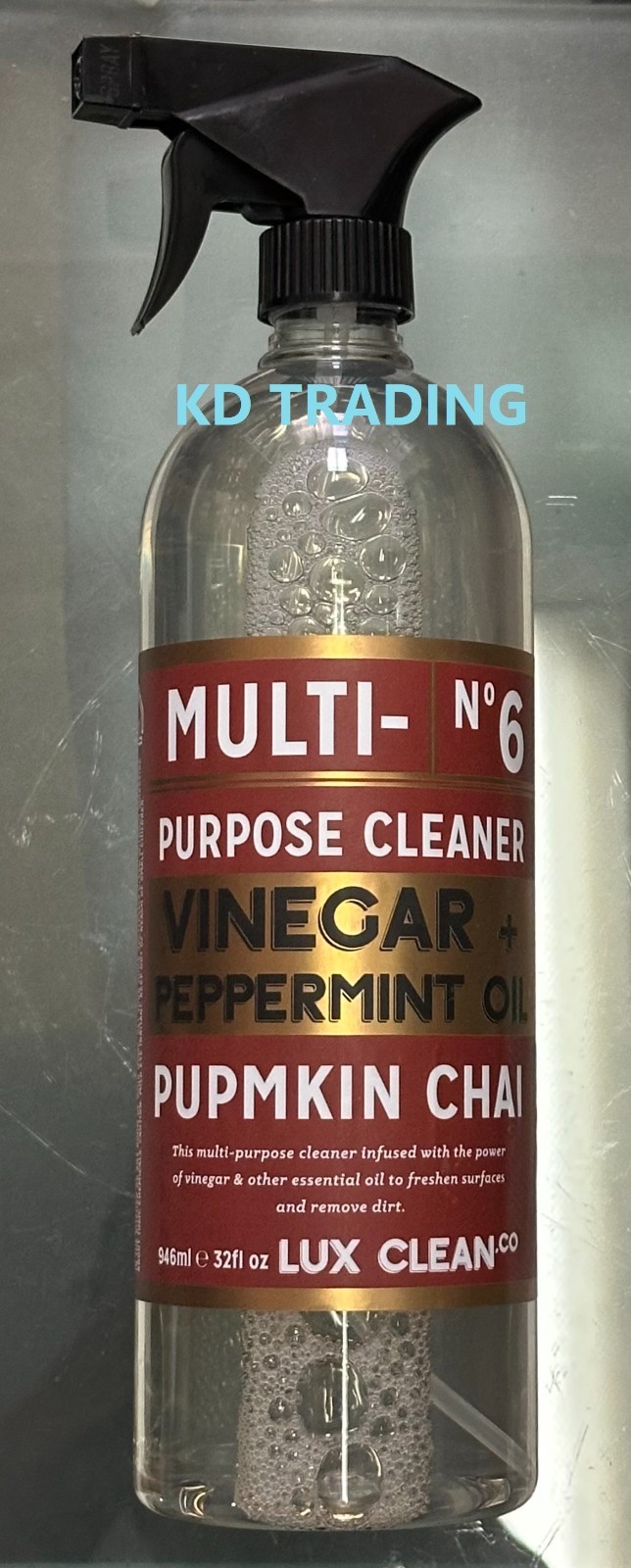 LUX CLEAN ~ VINEGAR + PEPPERMINT OIL Kitchen Cleaner Deodorizer PUMPKIN CHAI