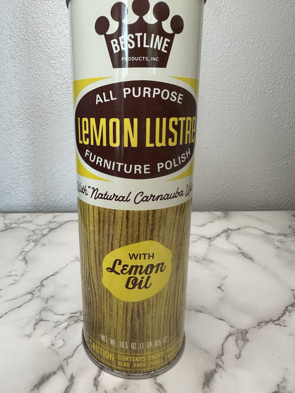 Bestline All Purpose Lemon Lustre Furniture Polish. Lemon Oil NEW 16.5oz