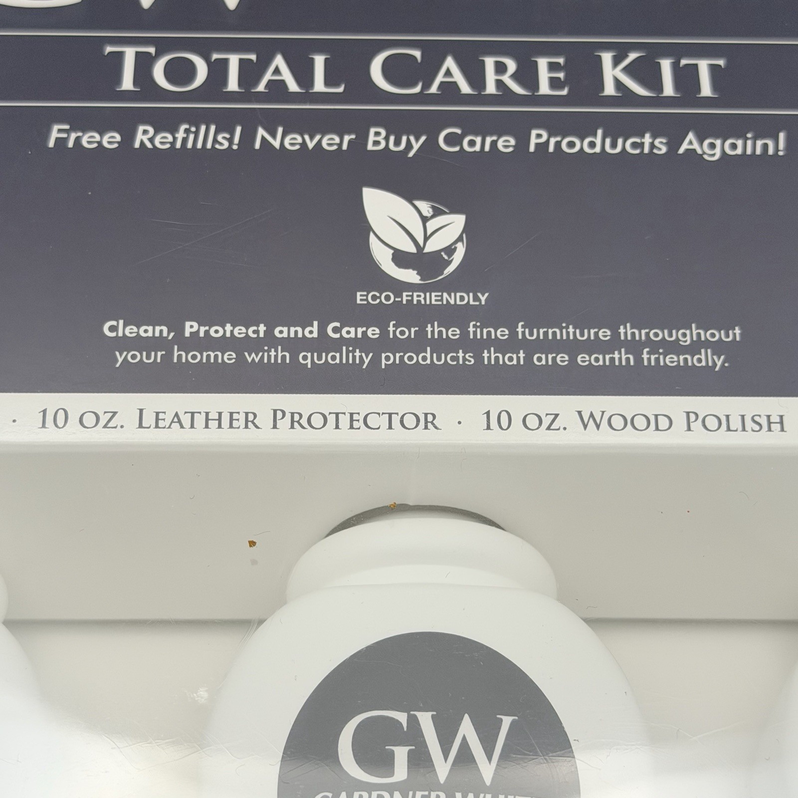 Gardner White Total Care Kit Furniture Cleaner Leather Wood Polish Set