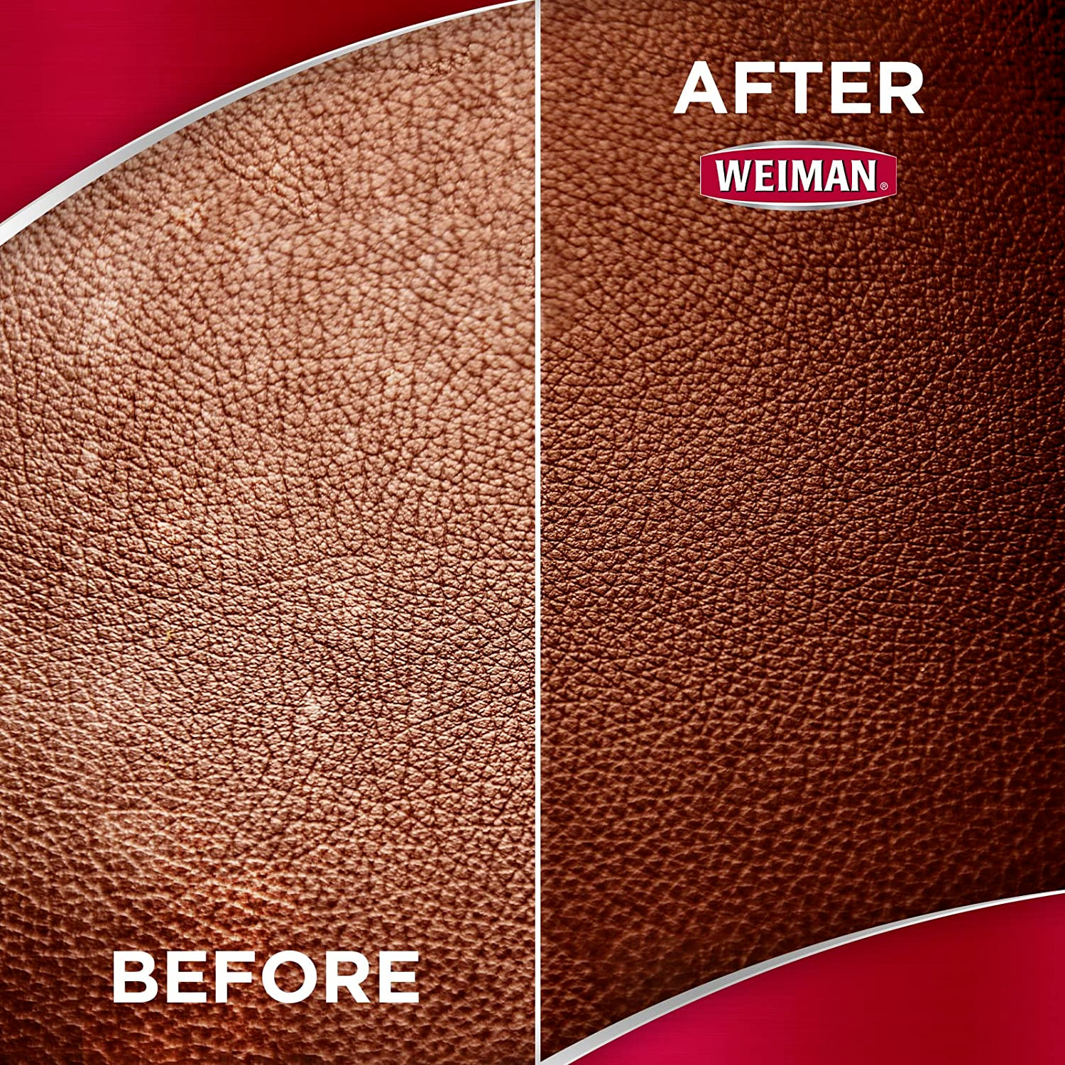 Weiman Leather Cleaner Conditioner For Furniture UV Protection 22 Ounce pack 2