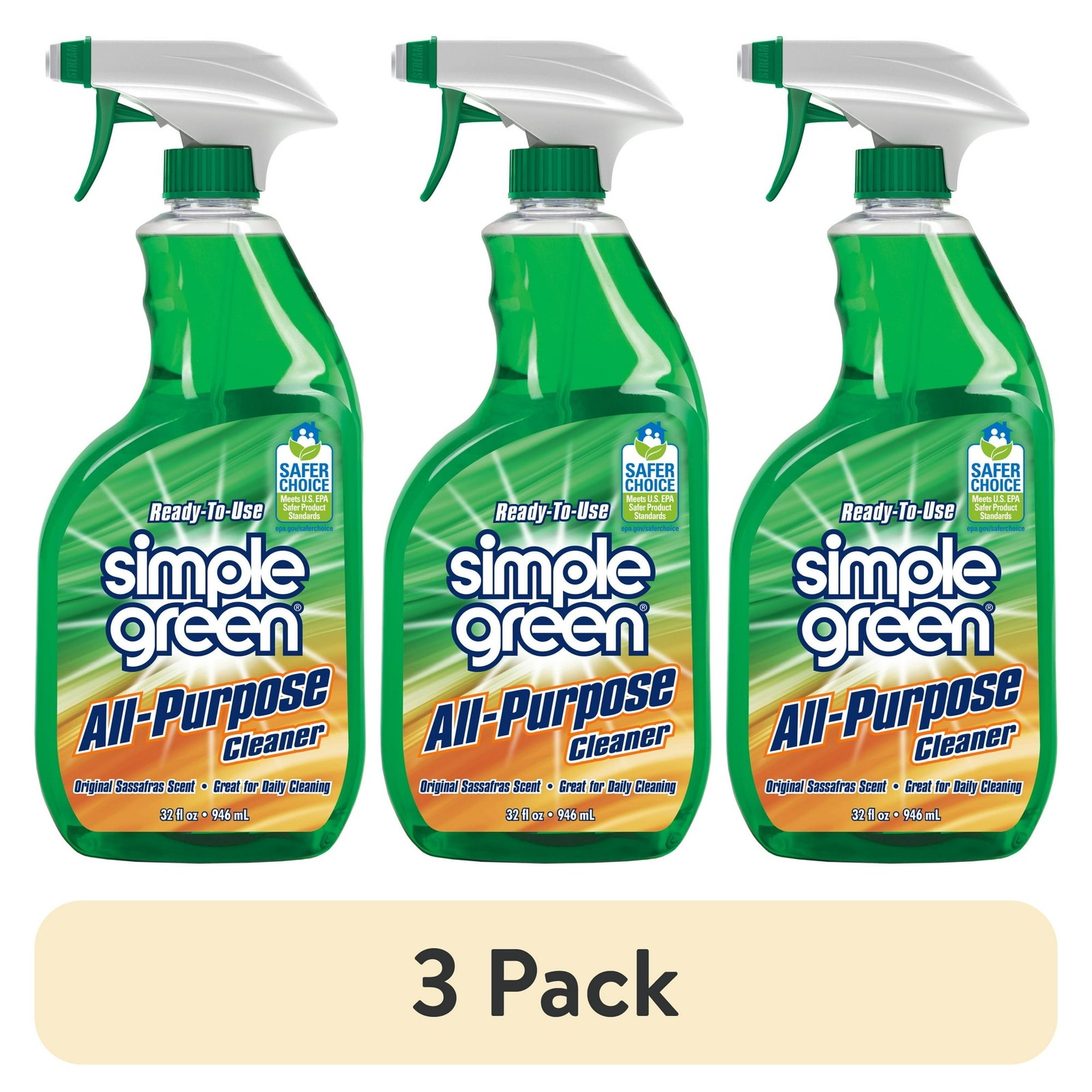 (3 Pack) Simple Green All-Purpose Cleaner Original, 32 fl. Oz