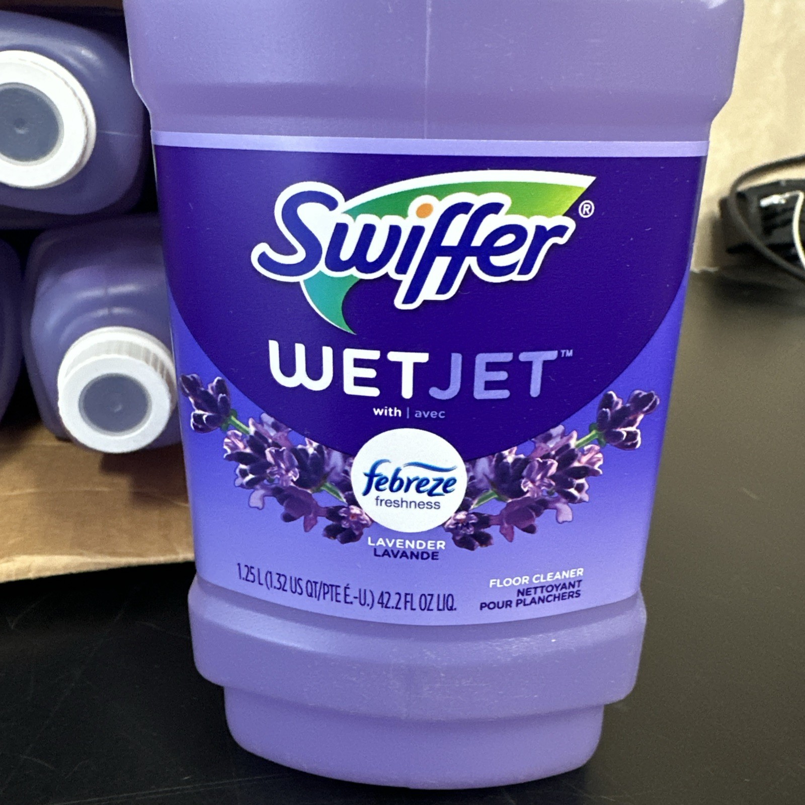 Lot Of 4 Swiffer WetJet Multi-Purpose Floor Cleaner Solution with Febreze Refill