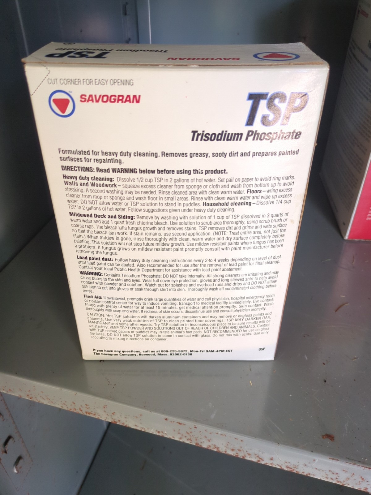 Savogran – 10622 Trisodium Phosphate (TSP) 4.5lbs Heavy Duty Cleaner (Hardened)