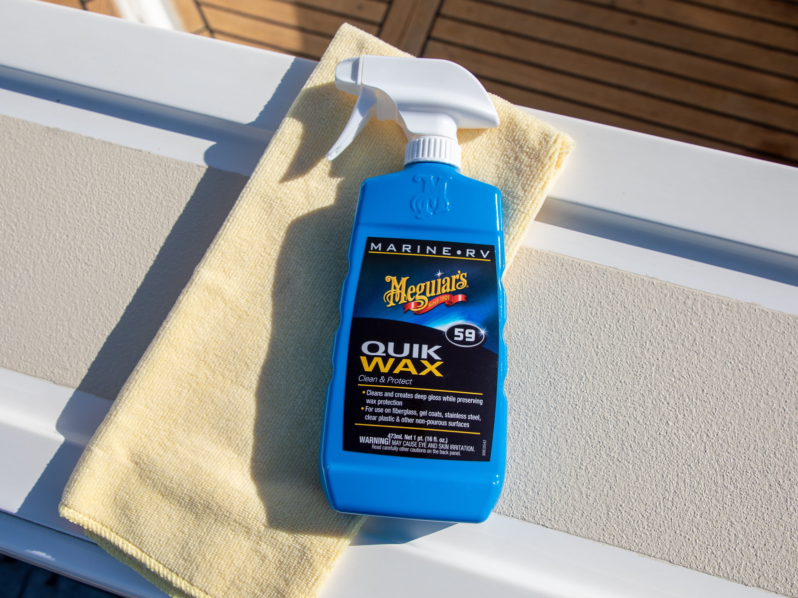(2 pack) Meguiar’s® Marine RV Quik Wax 16 fl. oz. Trigger Spray