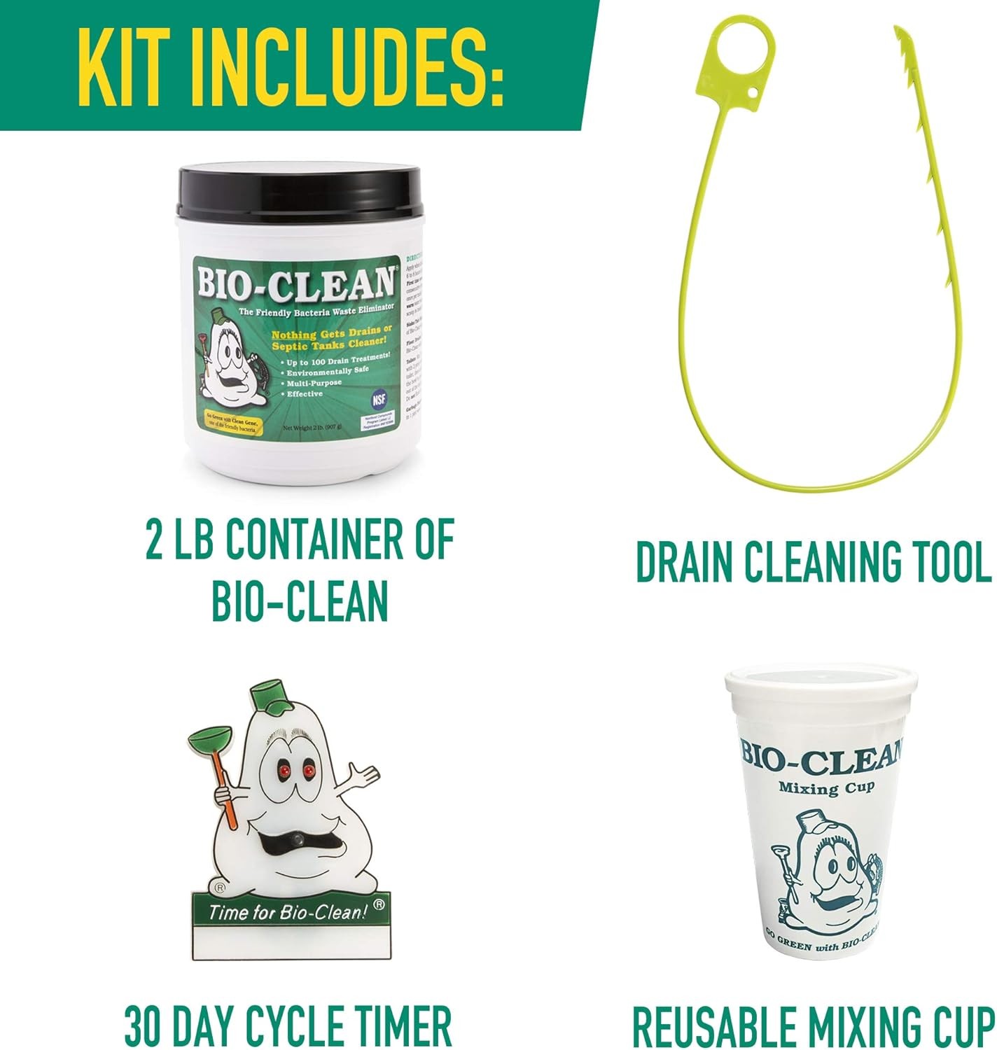 Bio-Clean Ultimate Pipe Cleaning Kit