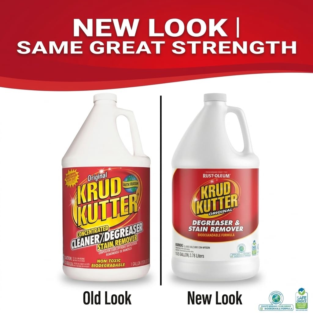 Krud Kutter Original Concentrated Cleaner 128 Fl Oz (Pack of 1), No Color