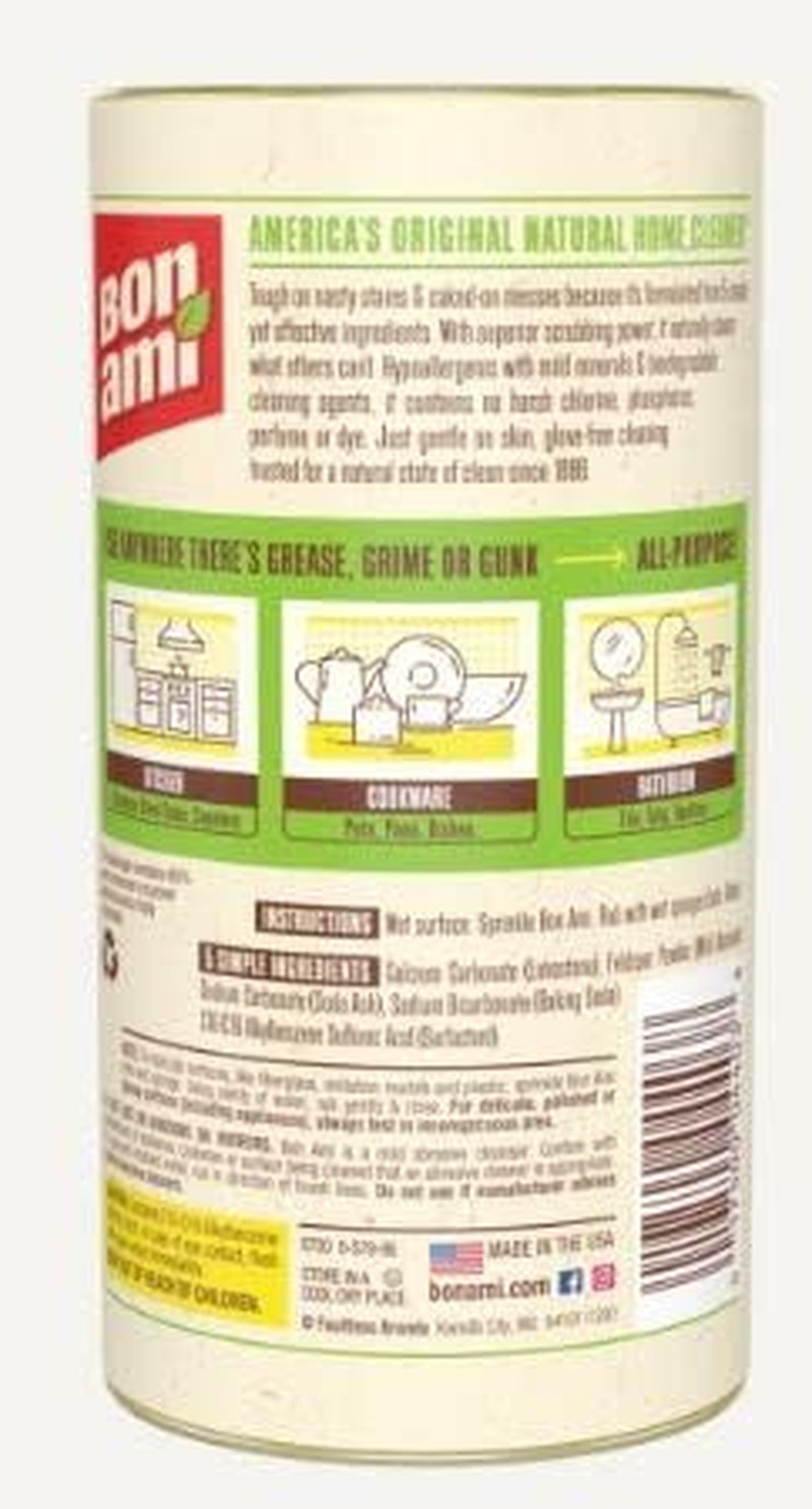 Powder Cleanser for Kitchens & Bathrooms – All Types of Surfaces, Cleans Grime &
