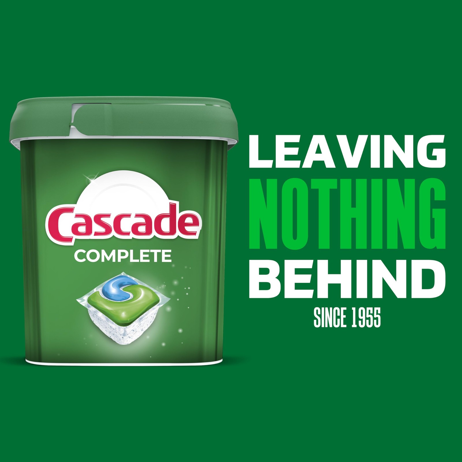 Cascade Complete Dishwasher Pods Fresh Scent ActionPacs Dishwasher Detergent