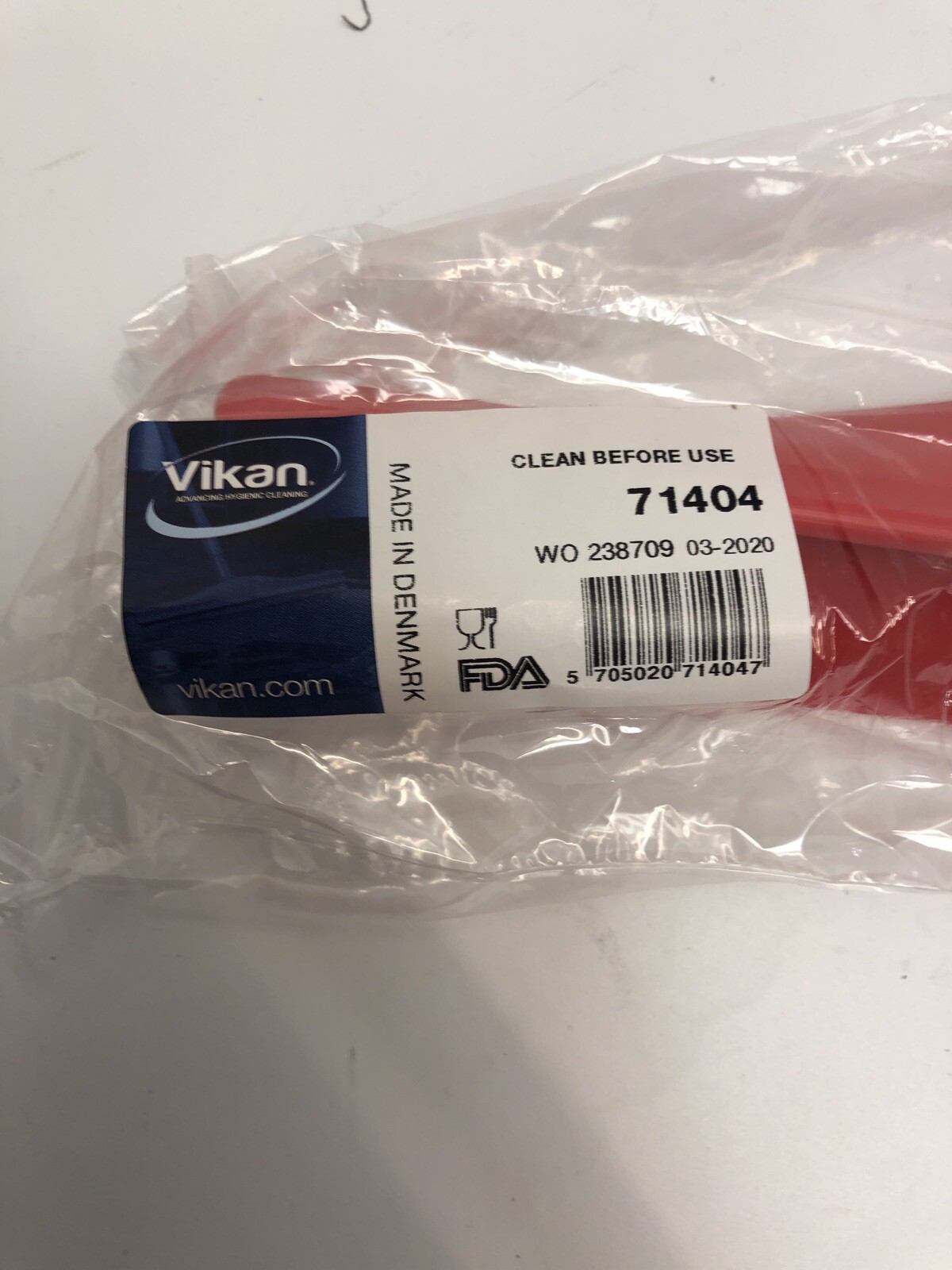 16” VIKAN 71404 Red Floor Squeegee