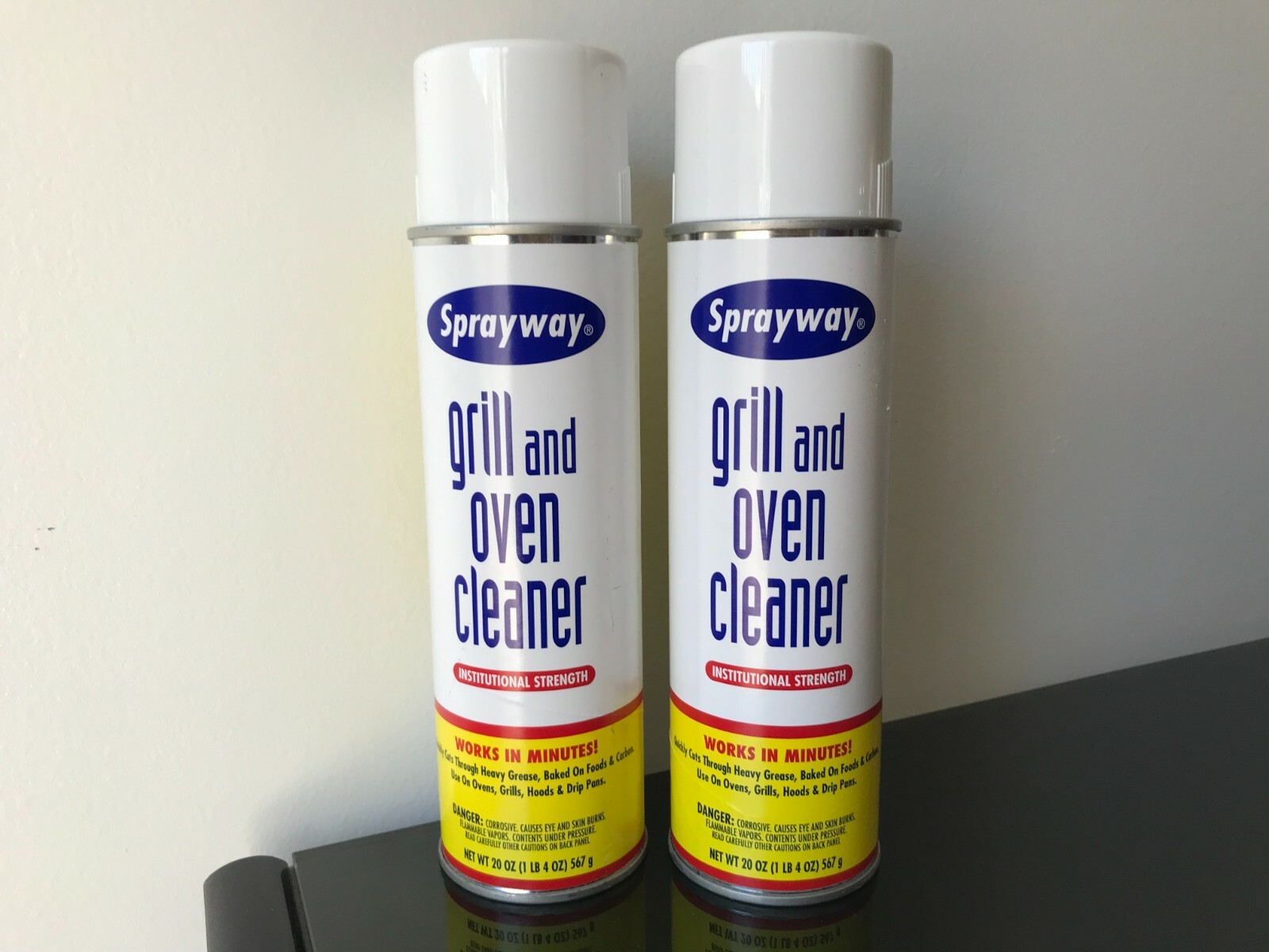 Sprayway Lot of 2 Grill & Oven Cleaner Foam Spray 20oz BRAND NEW!