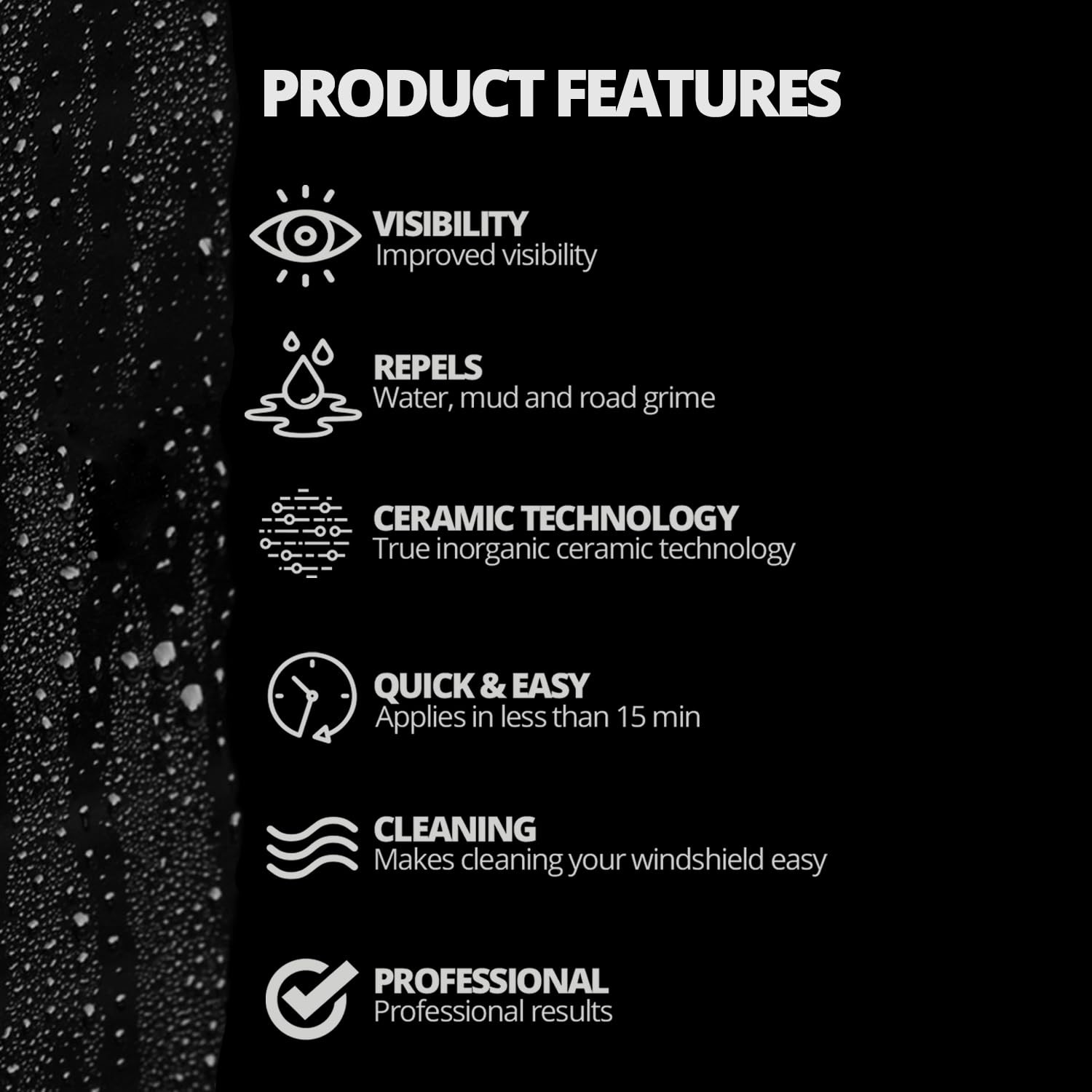 CERAKOTE Ceramic Glass Coat Protectant Pro Pack (20 Count Wipes) – Hydrophobi…