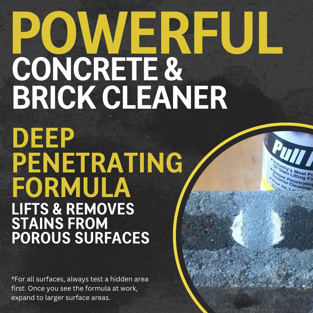 Chomp Pull It Out Oil/Stain Remover for Concrete, Grease, Remover for Garage ..