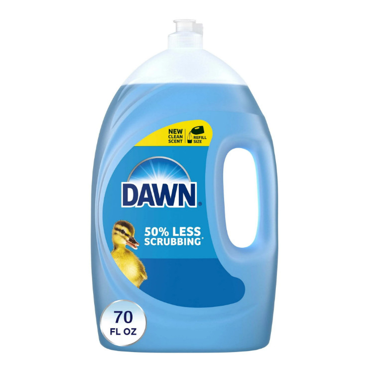 4 PACK Dawn Ultra Dish Soap Liquid, Dishwashing Liquid, Grease Removal, 70oz