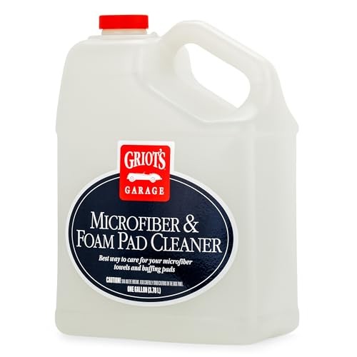 Microfiber and Foam Pad Cleaner, Removes Polish, Wax, 128 Fl Oz (Pack of 1)