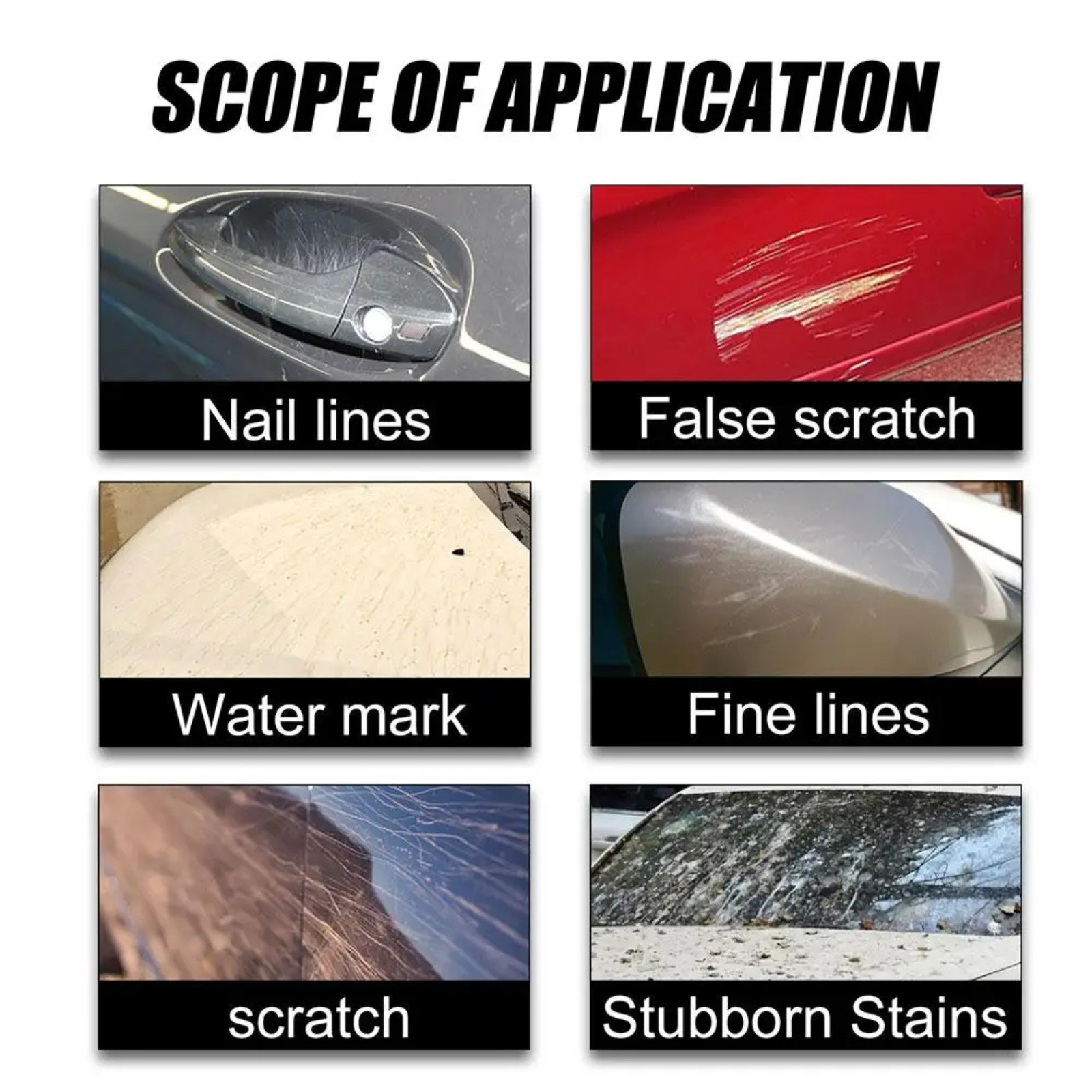 Nano Polix Car Scratch Remover Cloth 6 Packs – Auto Paint Scratch Repair Towel
