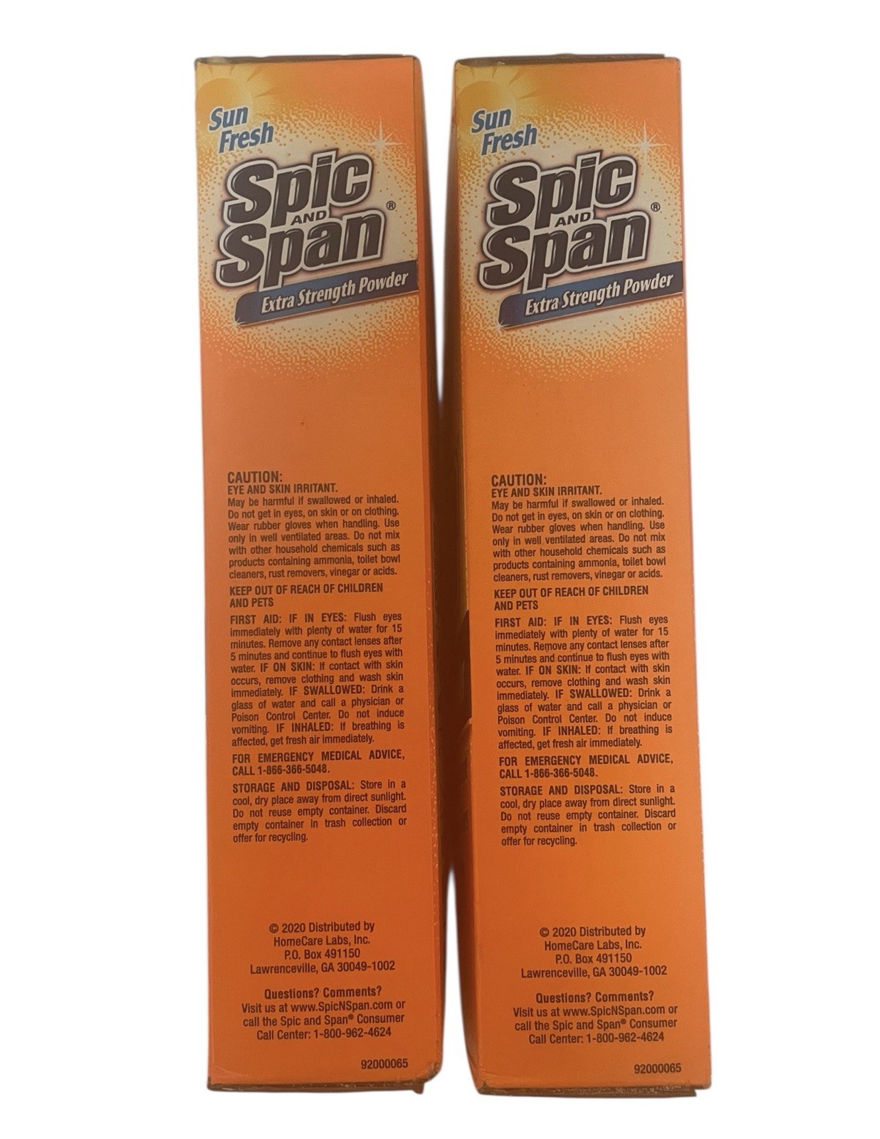 Spic And Span Extra Strength Powder Sun Fresh 1 LB 11 OZ Lot Of 2 Boxes NEW