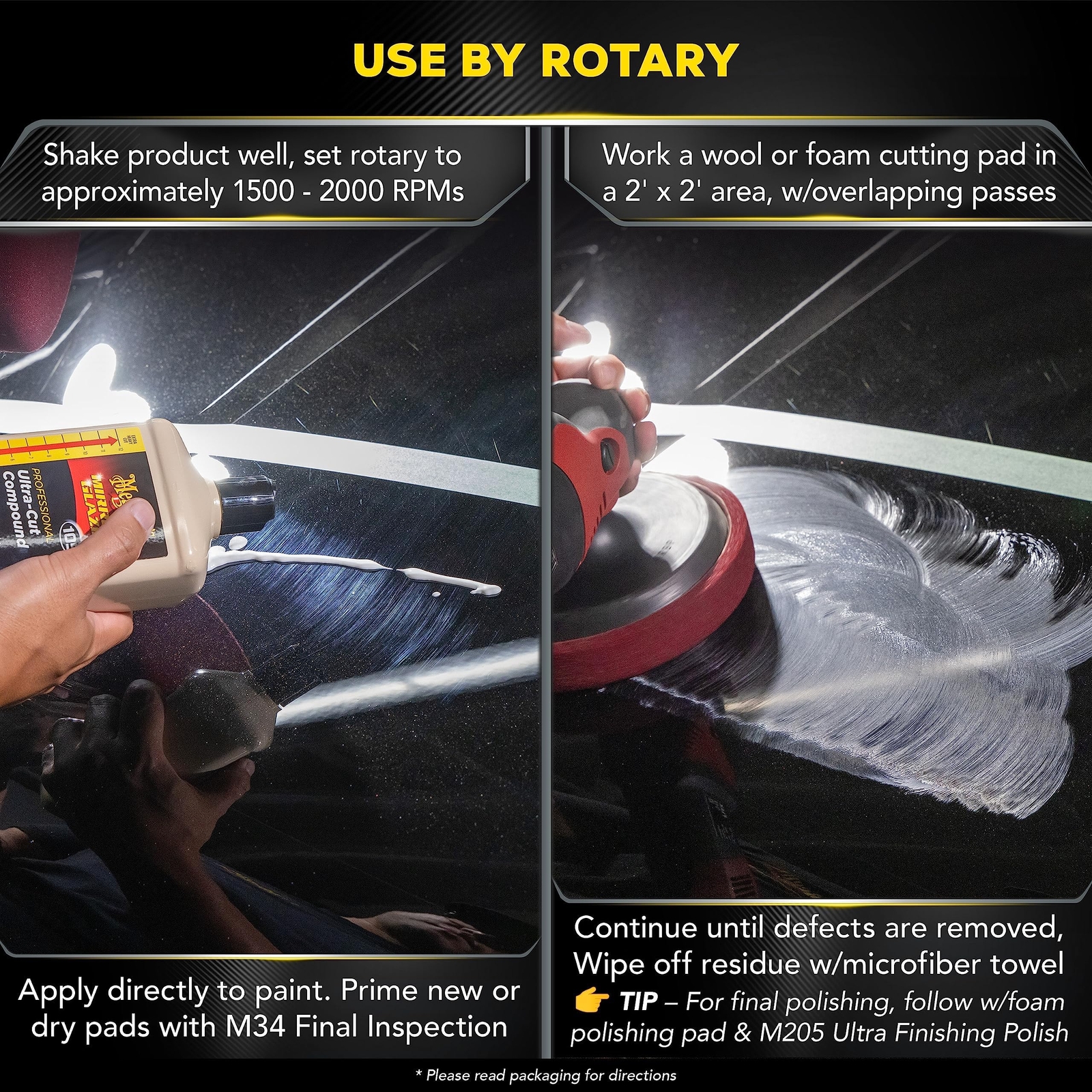 Meguiar’s Mirror Glaze Ultra-Cut Compound Removes Scratches and Restores Car …