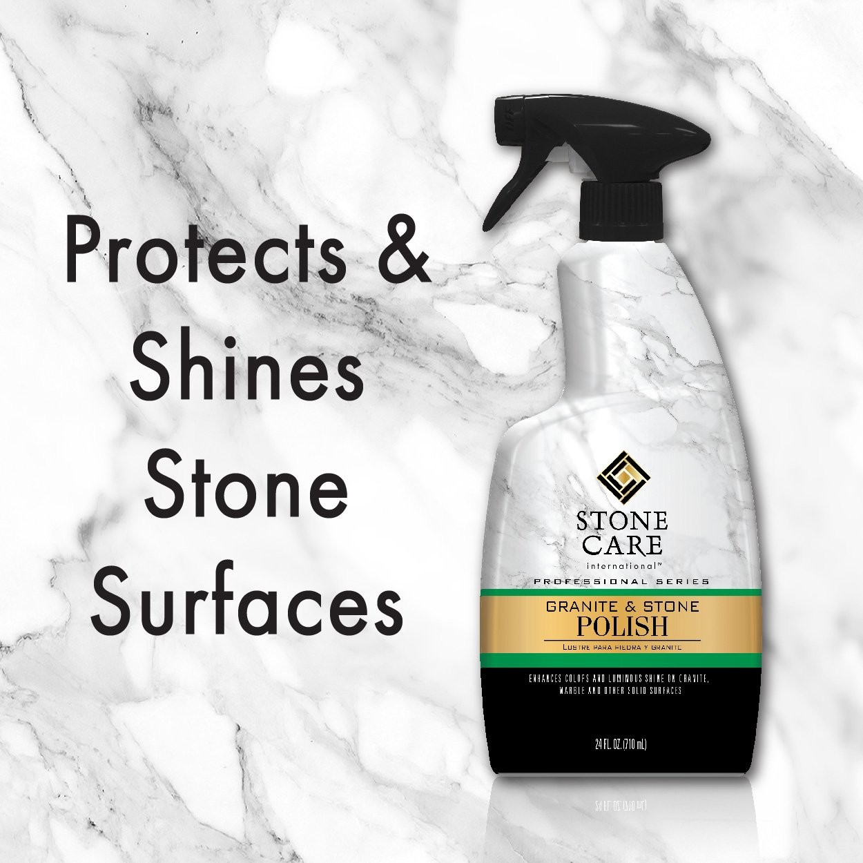 Granite Stone Polish – 24 Ounce – for Granite Marble Soapstone Quartz Quartzi…