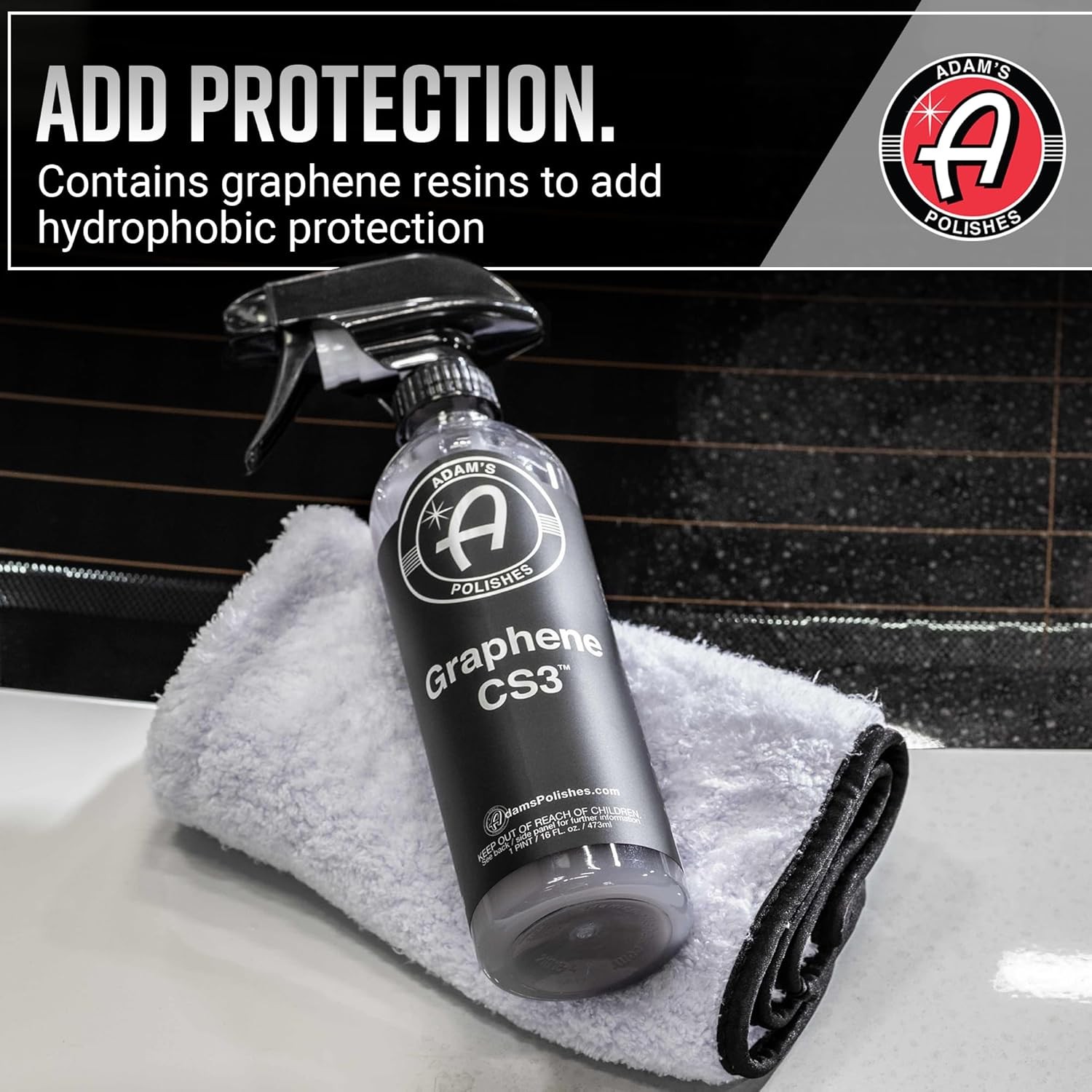 Adam’s Polishes Graphene CS3 16oz Graphene Waterless Wash Ceramic Spray Coat