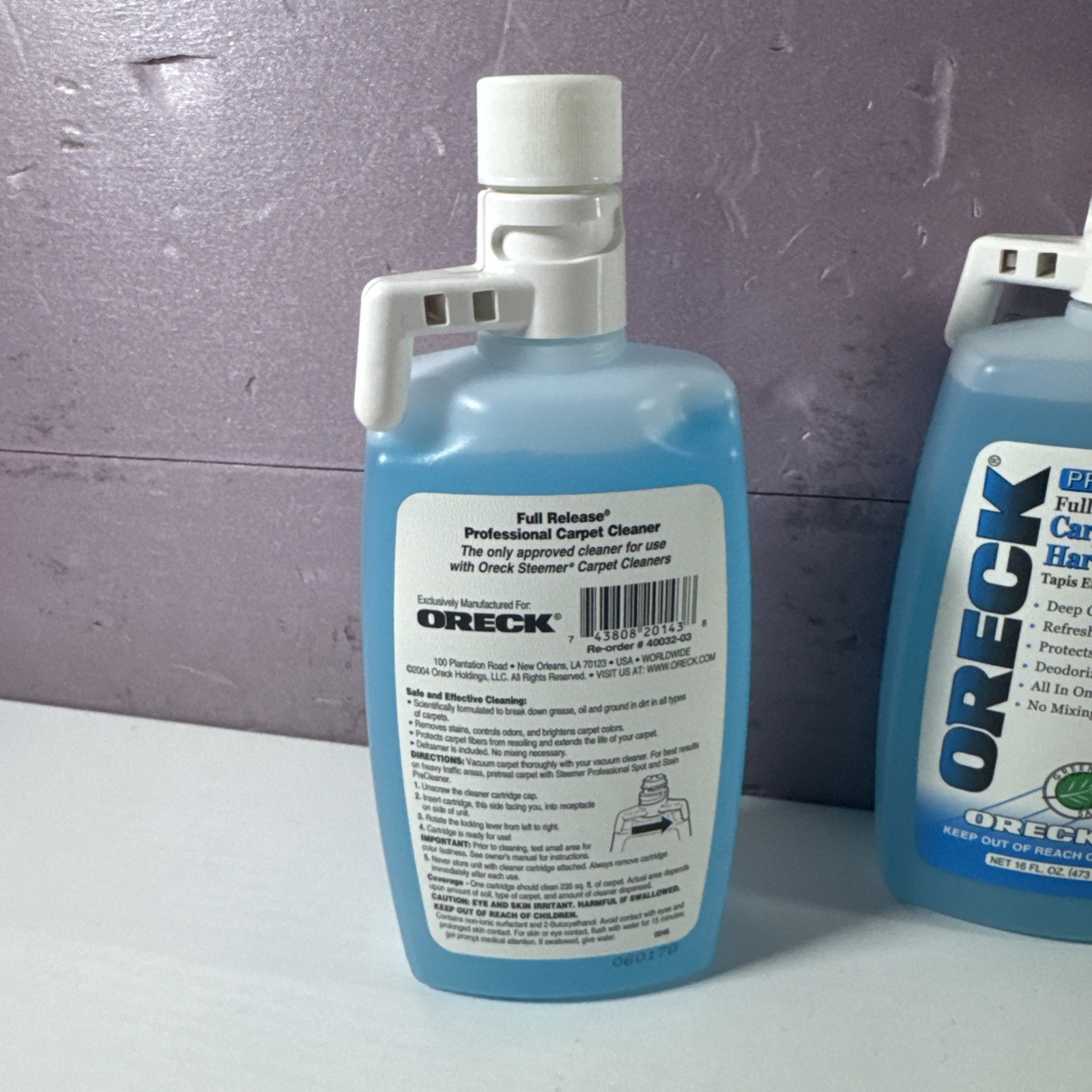 Oreck Professional Full Release Carpet And Hard Floor Cleaner 16 oz. New
