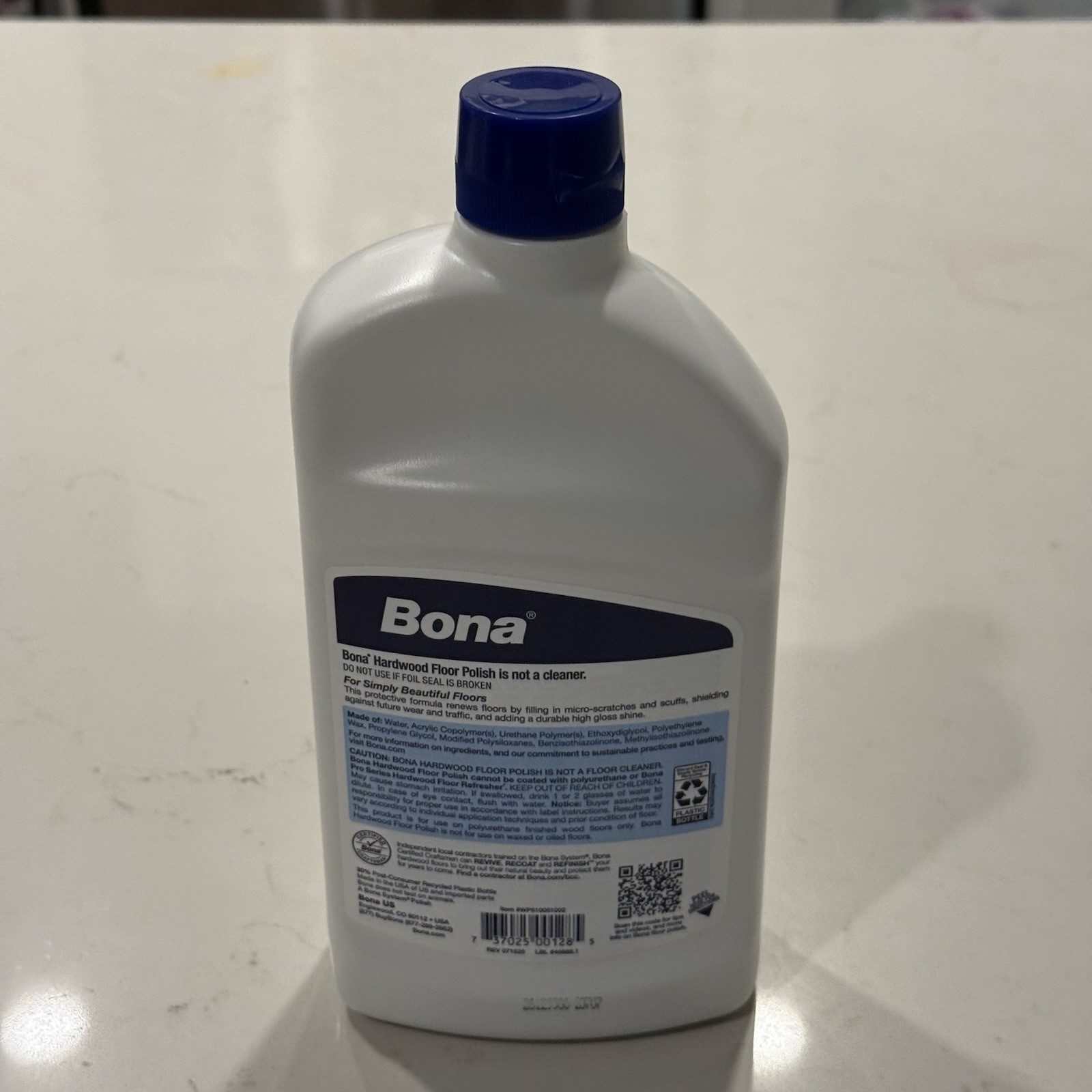 Bona Hardwood Floor Polish High Gloss Shine 32 FL. OZ. (946 mL)