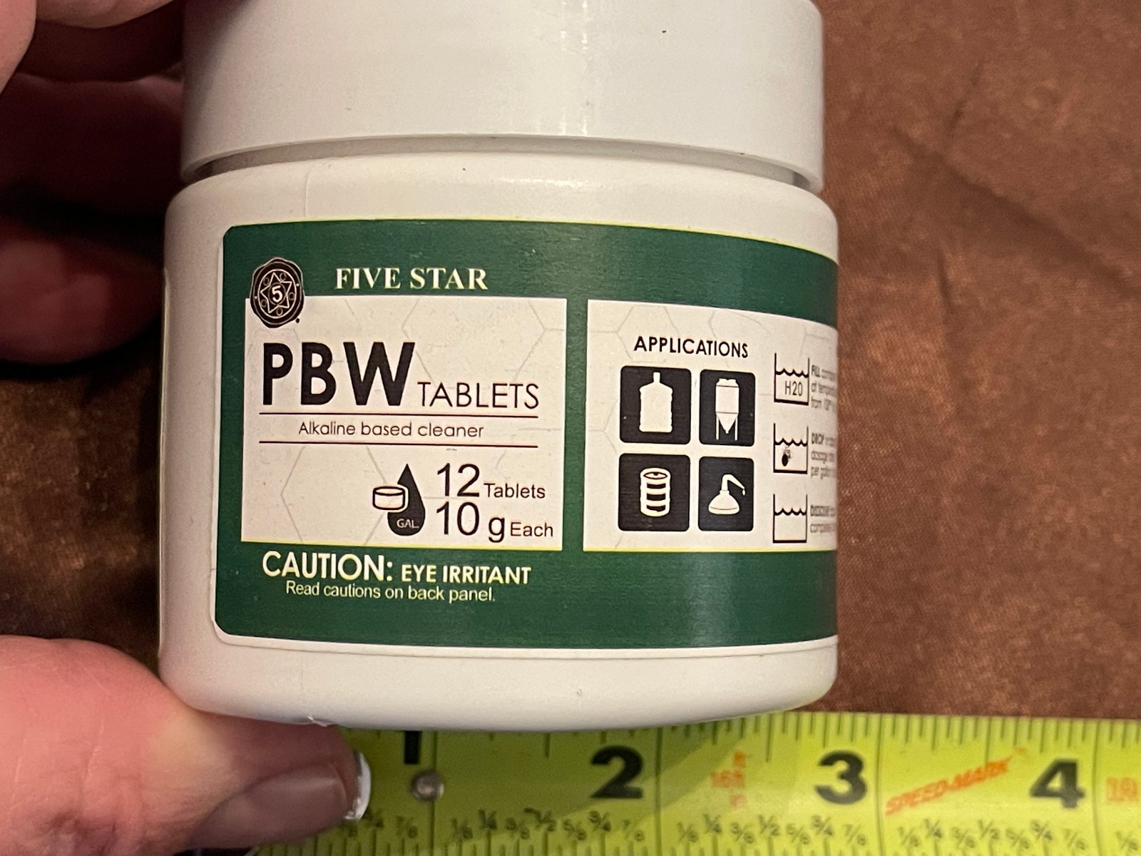 Five Star PBW Alkaline Based Cleaner Tablets 12 count, 10grams each