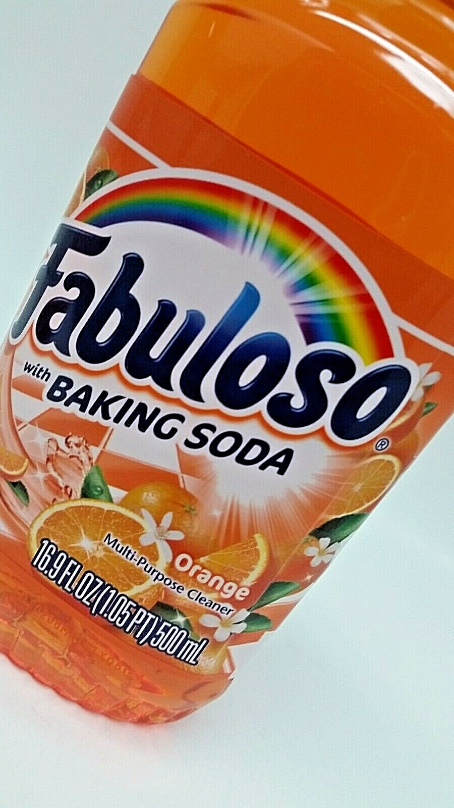3 Bottles x Fabuloso ORANGE w/ BAKING SODA All Purpose Cleaner 16.9 oz Ea Bottle