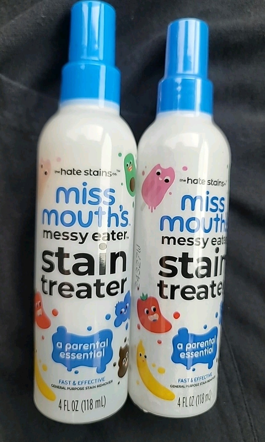 2 Pack- New The Hate Stains Miss Mouth’s Messy Eater Stain Treater – 4oz