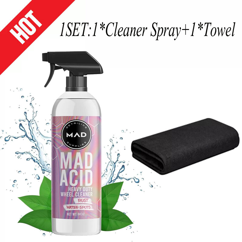 Mad Acid- Heavy-Duty Wheel Cleaner, Water Spot Remover for Car,Glass Cleaner US