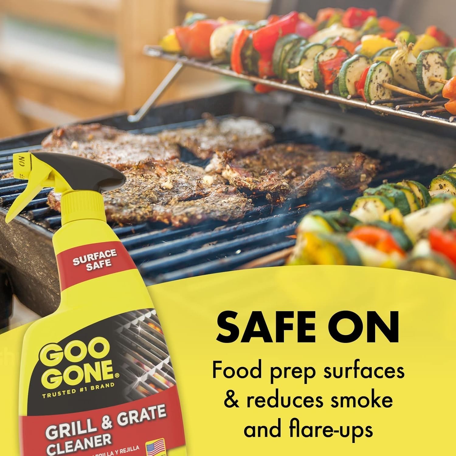 Grill and Grate Cleaner Spray 2 Pack Cleans and Degreases BBQ Cooking Grates …