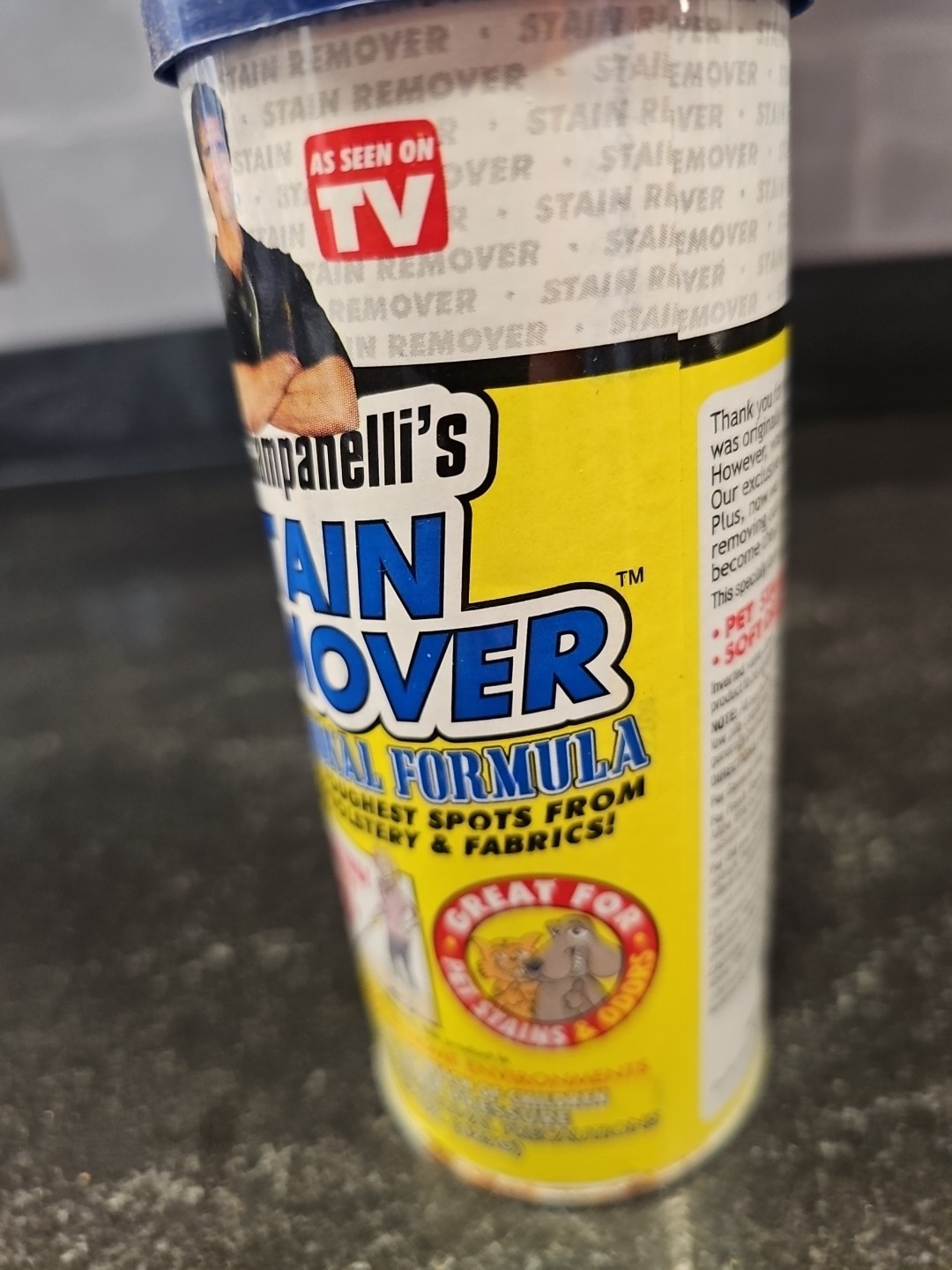 Joe Campanelli Professional Formula Stain Remover 15oz Spray Can Pet Odor QVC