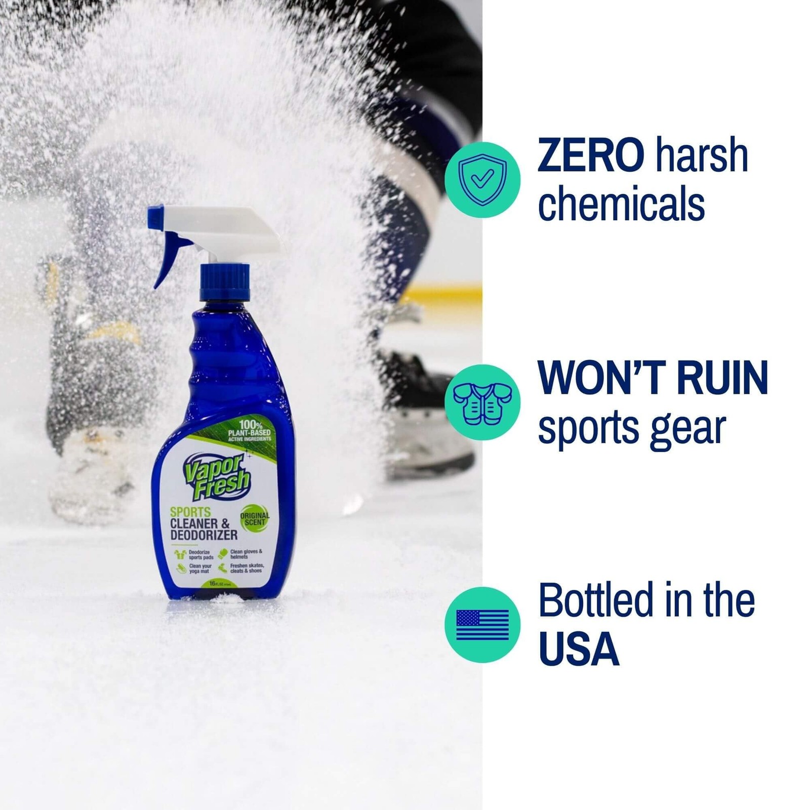 Sports Cleaner and Deodorizer – For Boxing Gloves, Sports Pads, Helmets, Gym …