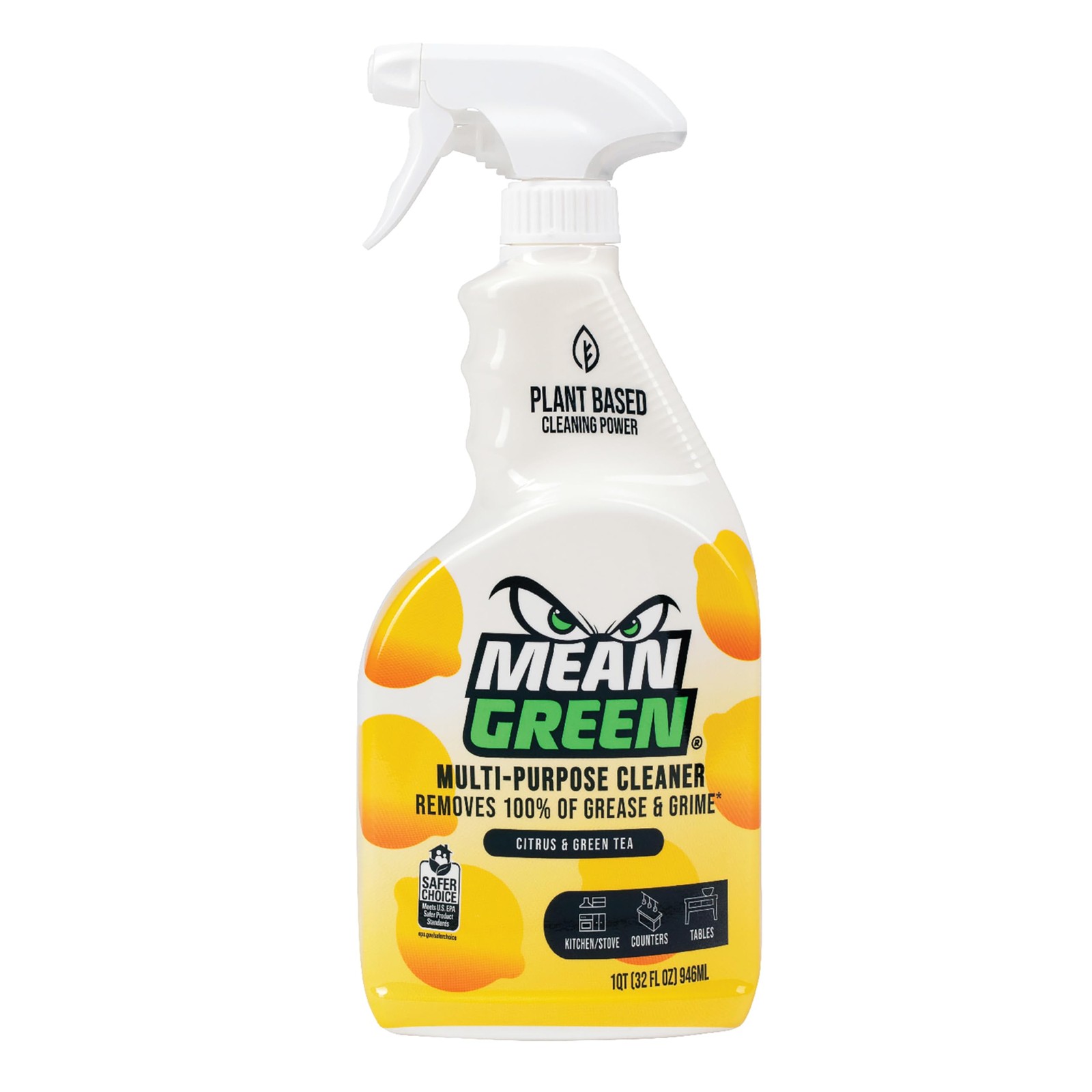 All Purpose Cleaner Citrus Green Tea 32oz Heavy Duty Grease Grime Kitchen Bathro