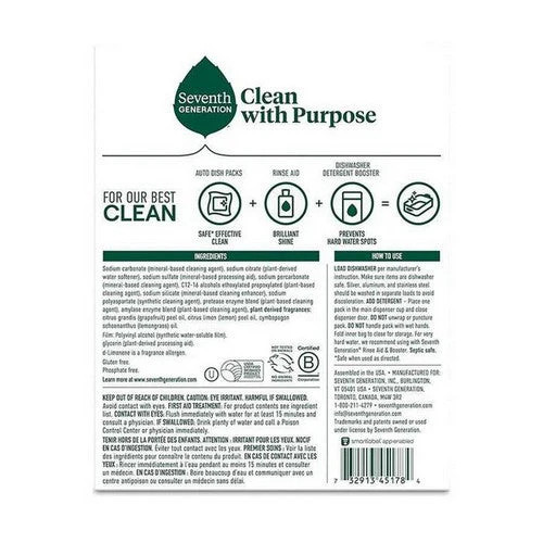 Dishwasher Detergent Lemon 10.5 Oz By The Humble Co