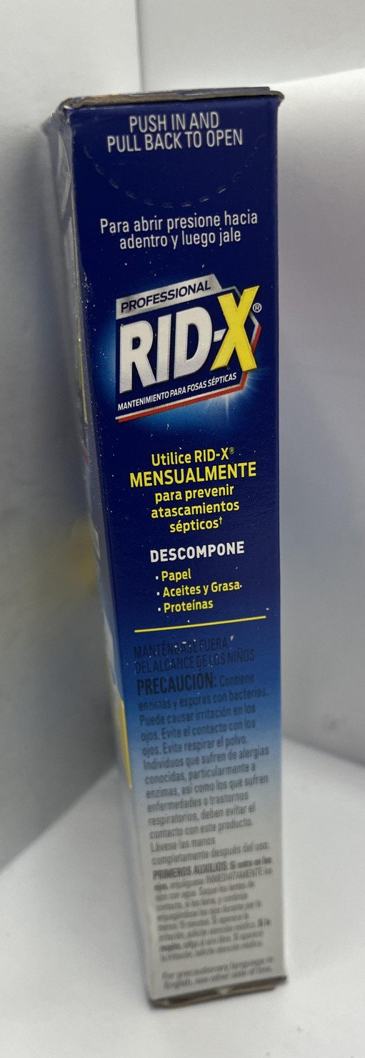 RID-X 12pk Septic Tank Treatment Supply Of Powder 9.8oz 100% Biobased