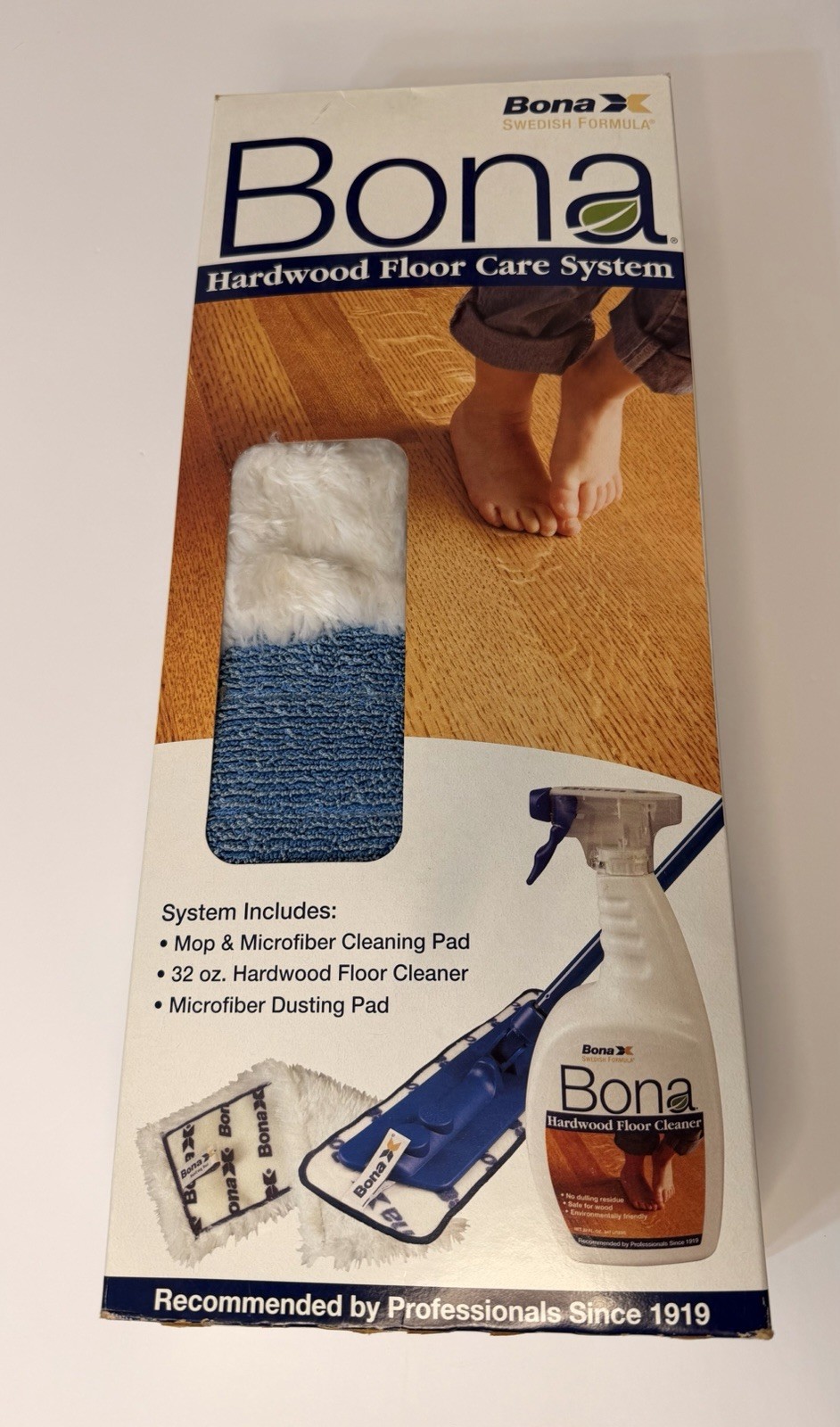 Bona Hardwood Floor Care Kit WM710013358 Hardwood Hard-Surface Floors NEW 32oz