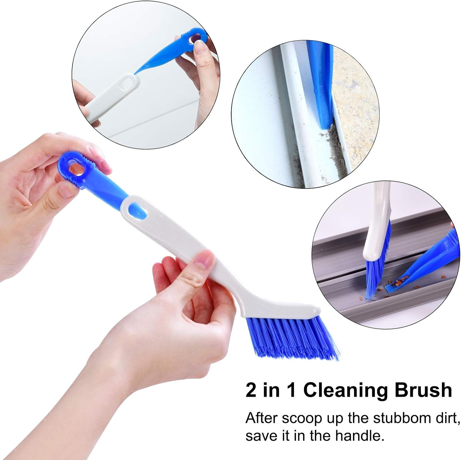 2 Pcs Cleaning Brush Small Scrub Brush for Cleaning Sink Scrub Brush with Handle