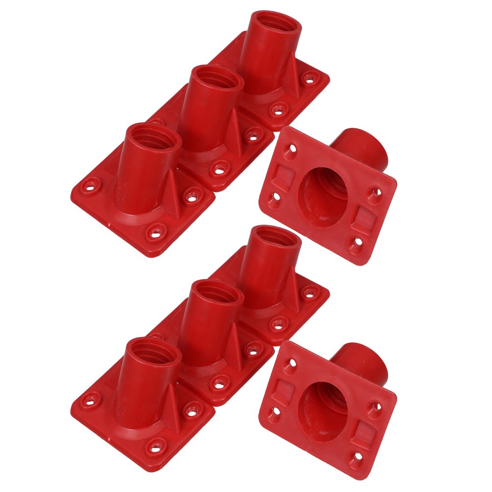 8 Pcs Broom Handle Adapter Scrub Brush Attachment Replacement Joint