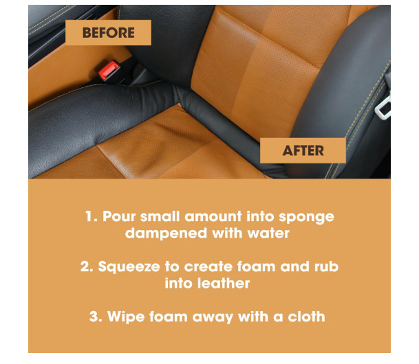 Furniture Clinic Leather Cleaner All Purpose Solution 17oz Bottle For Dirt/Grime