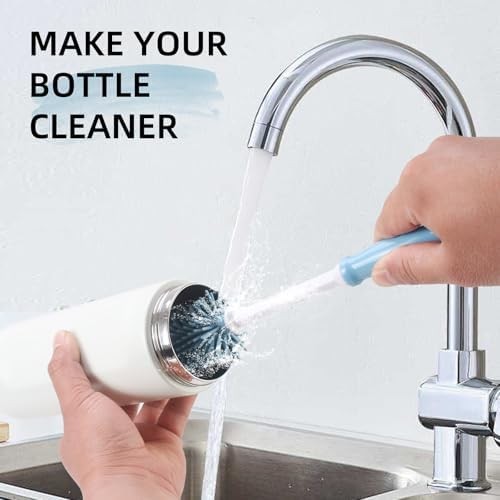 Water Bottle Cleaner Kit for Owala 24/32/40oz,3 Pack | Extra Long Silicone Bottl