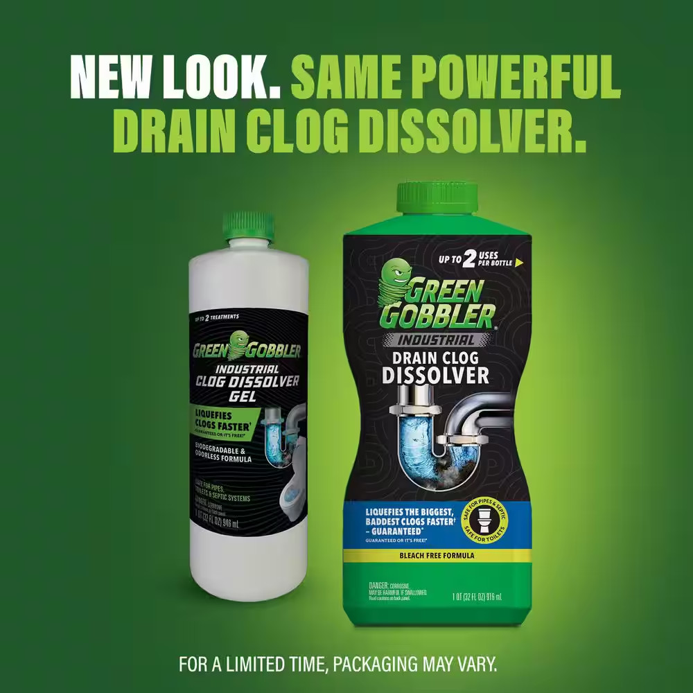 32 Oz. Industrial Gel Hair Clog Dissolver Drain Cleaner