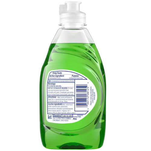 Dawn Ultra Apple Blossom Green Dishwashing Liquid Soap 7.5 oz (4 pack)
