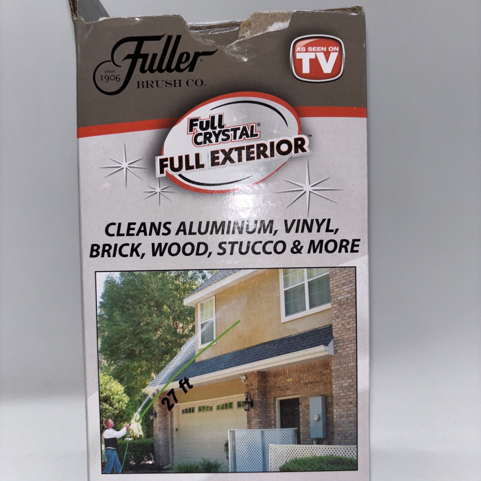FULLER BRUSH FULL CRYSTAL EXTERIOR HOME OUTDOOR SURFACE WASHING CLEANING SYSTEM