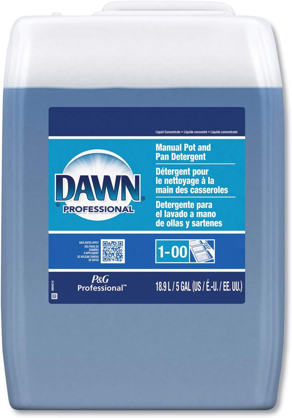 Professional 70681 Manual Pot & Pan Dish Detergent, Original Scent, Five Gallon