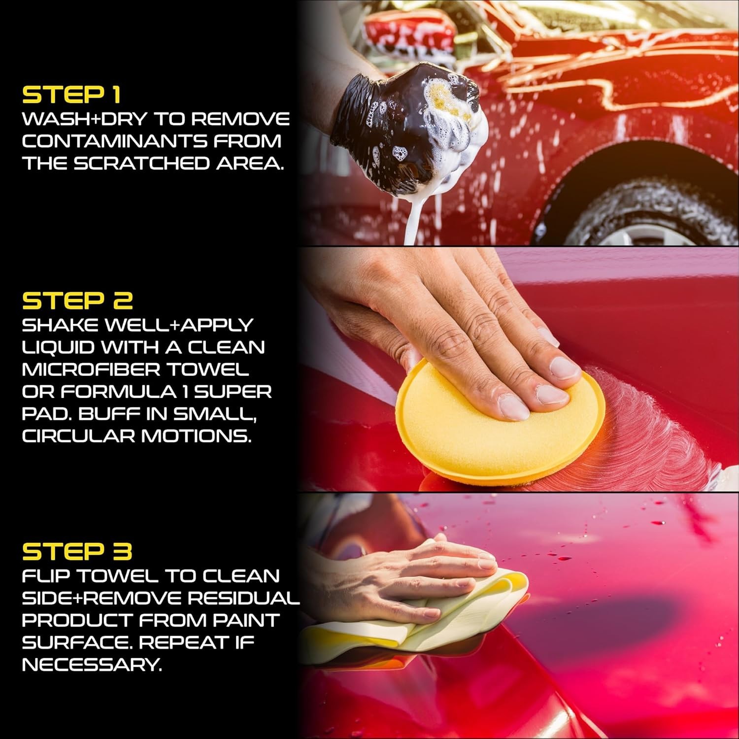Liquido Para Pulir Cera Para Autos Scratch Out (7 Oz) – Removedor De Rayones…