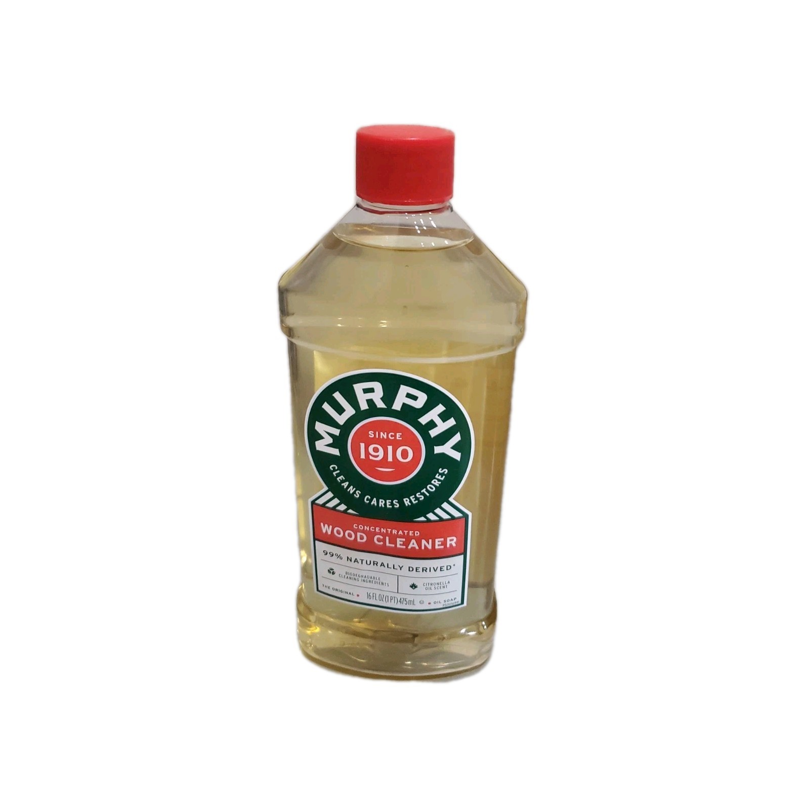 Murphy Oil Soap Original Concentrated Wood Cleaner Liquid 16oz – 98% Natural