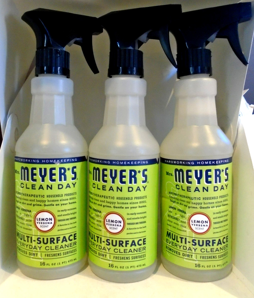 Mrs. Meyer’s Clean Day All-Purpose Cleaner, Lemon Verbena, 16 oz, 3-Pack