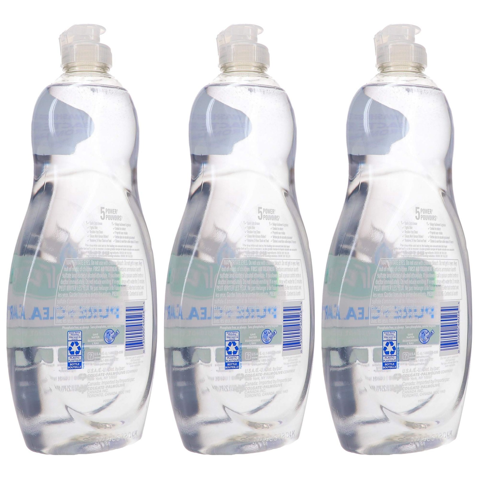 Palmolive Pure plus Clear Ultra Concentrated Dish Liquid, 20 Ounce, Pack of 3