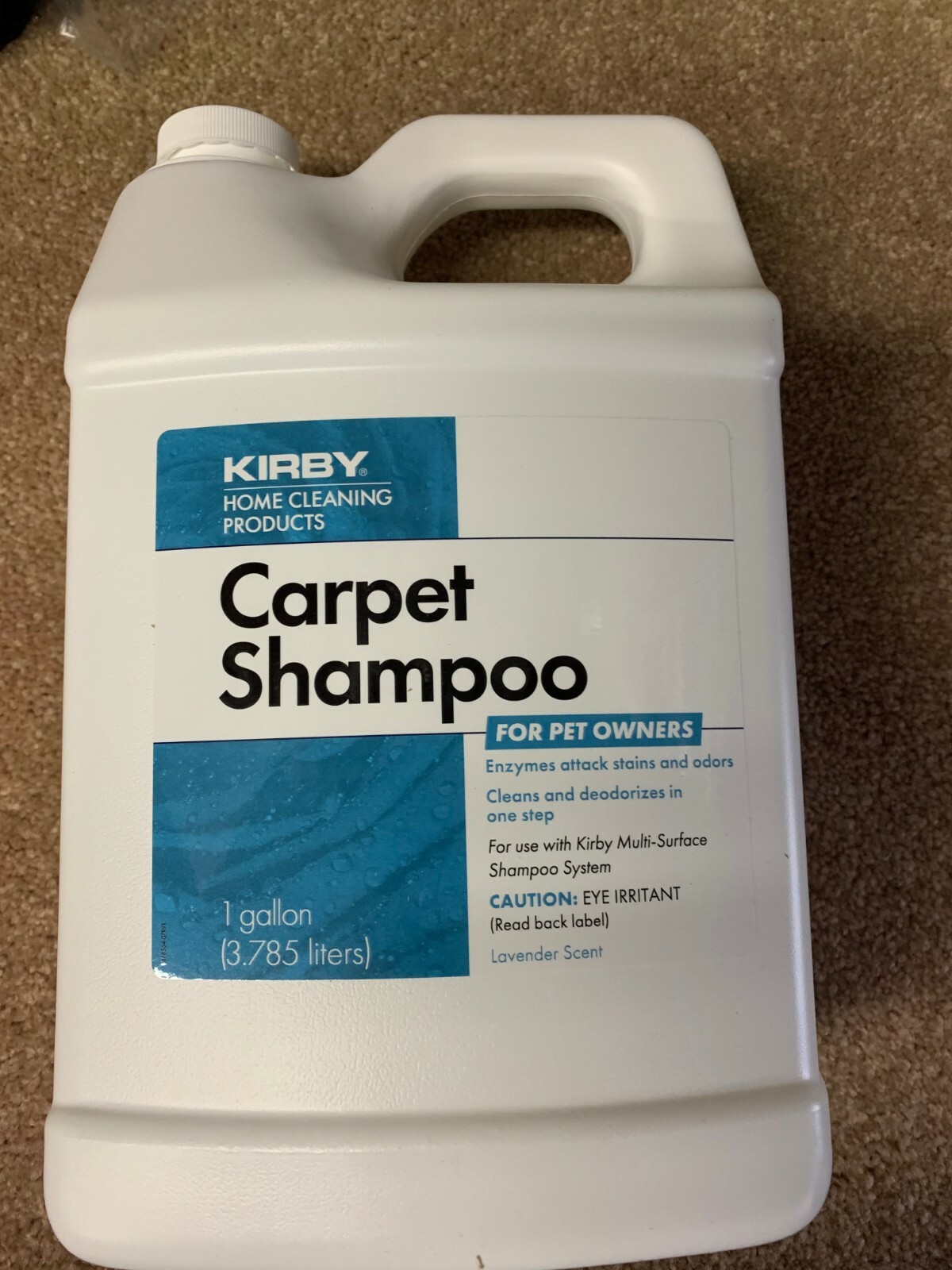 Genuine KIRBY VACUUM ONE GALLON Pet Owners SHAMPOO 237507S